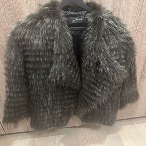 Goroski Fur cropped jacket